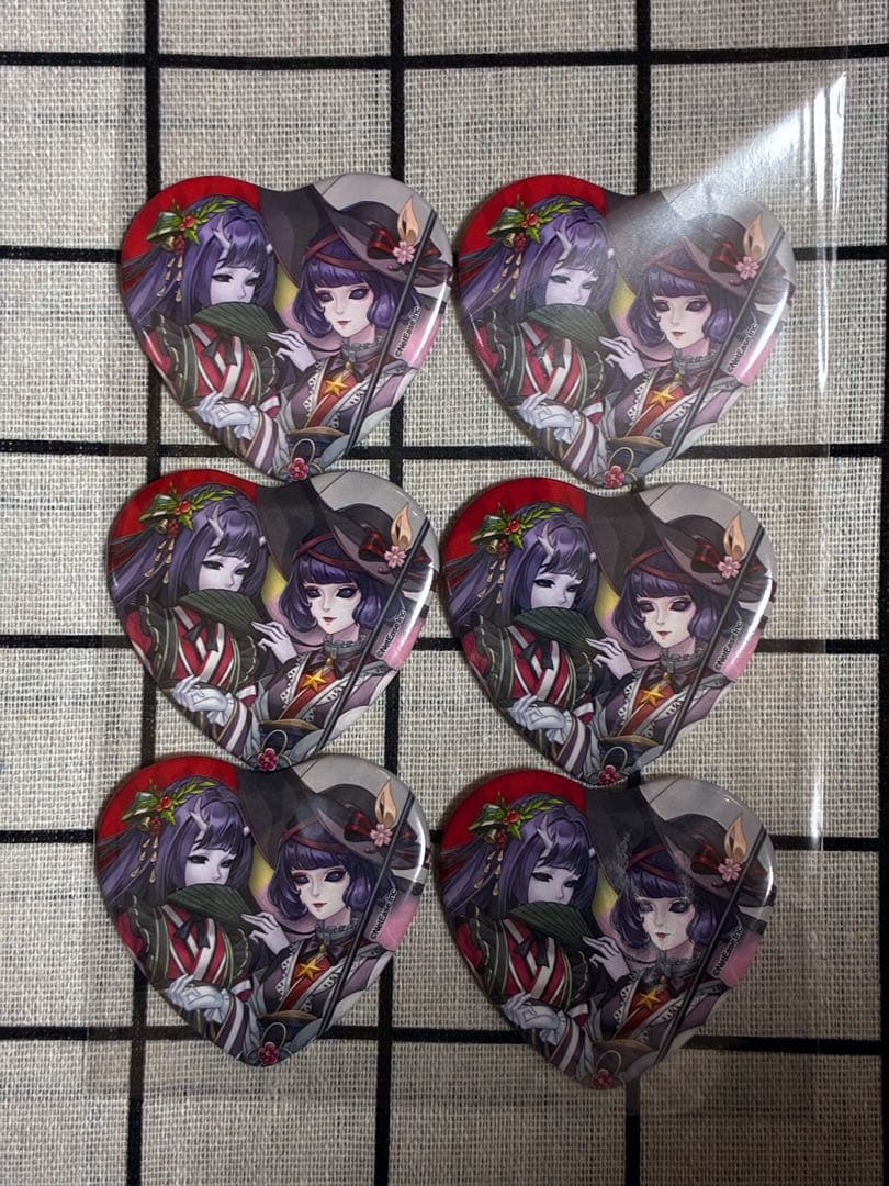 第五人格 スイパラ 芸者 美智子 ハート缶バッジ