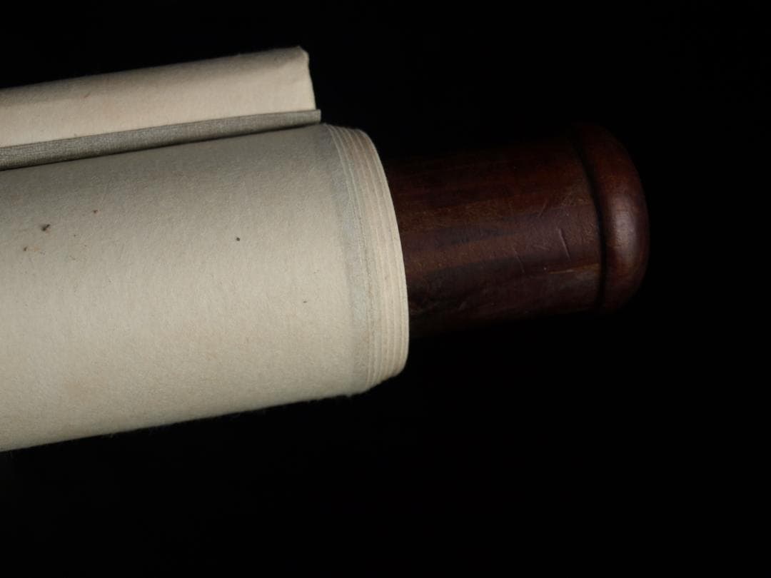 中国清時代の掛軸　唐寅作　激安骨董品　肉筆保証 古美術 DE419A3-5