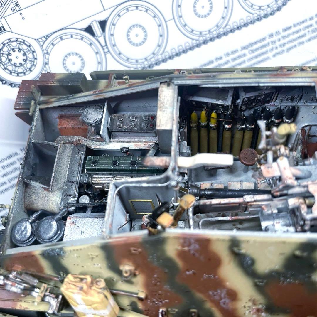 タコム1/35 38式軽駆逐戦車 ヘッツァー 後期型w/フルインテリア