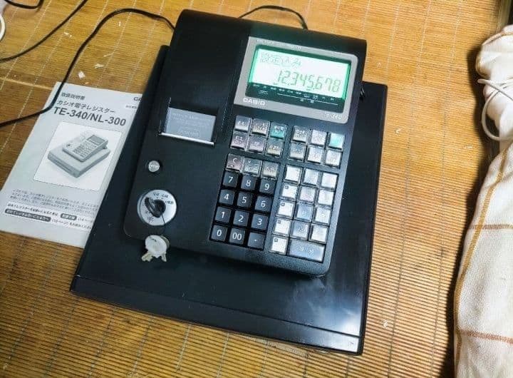 カシオレジスター　TE-340/NL300　フル設定無料　066550