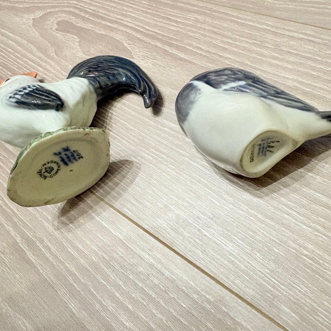 ロイヤルコペンハーゲンフィギュリン鶏と小鳥