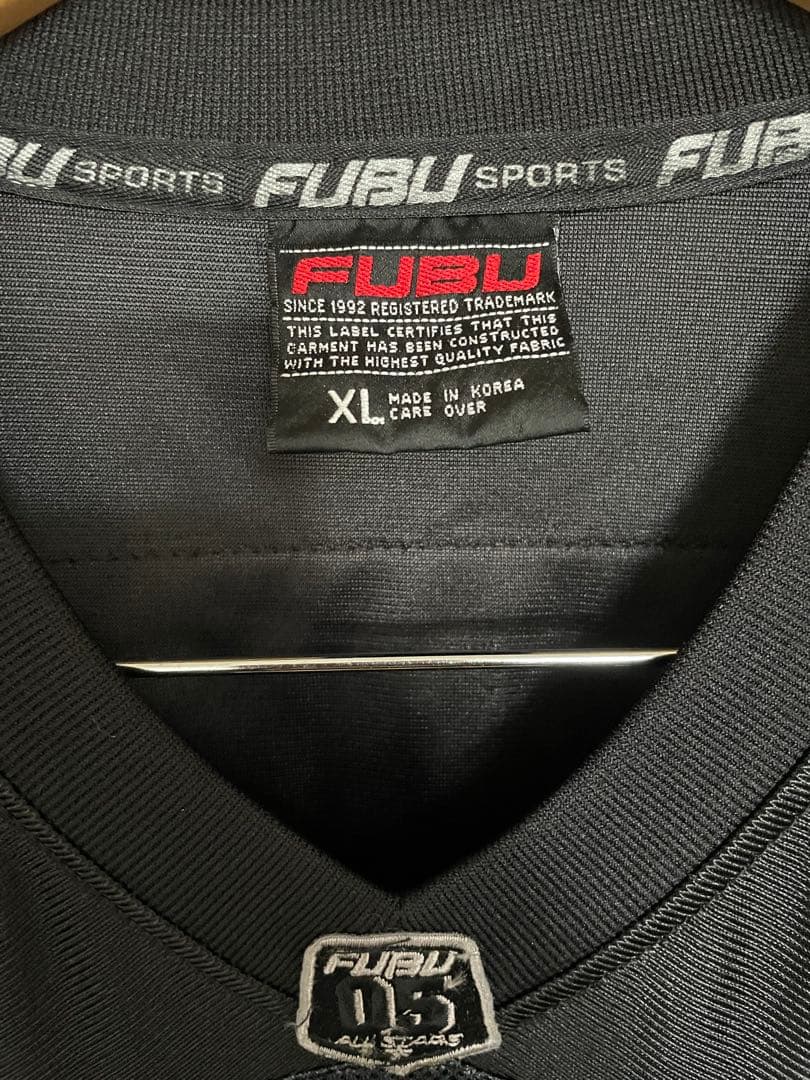 90s FUBU グラデーション　ゲームシャツ　ホッケーシャツ　XL