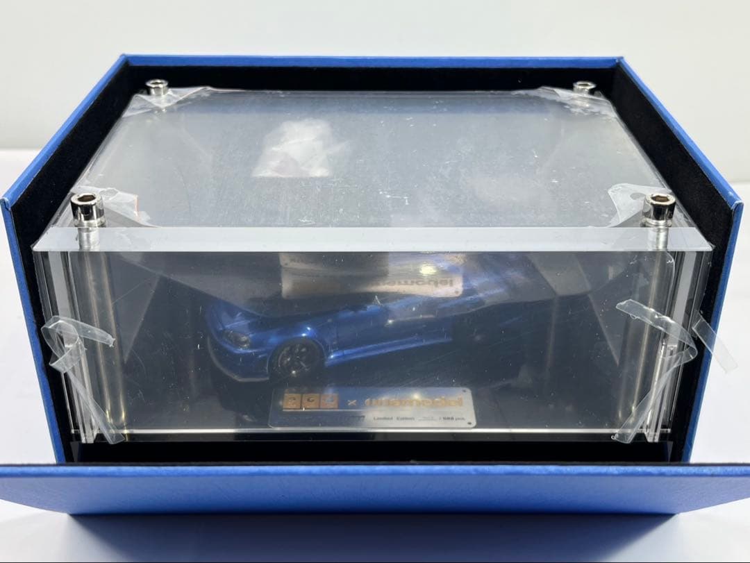 PGM✖️ワンモデル　1/43 スカイラインR34フル開閉　 Blue 新品