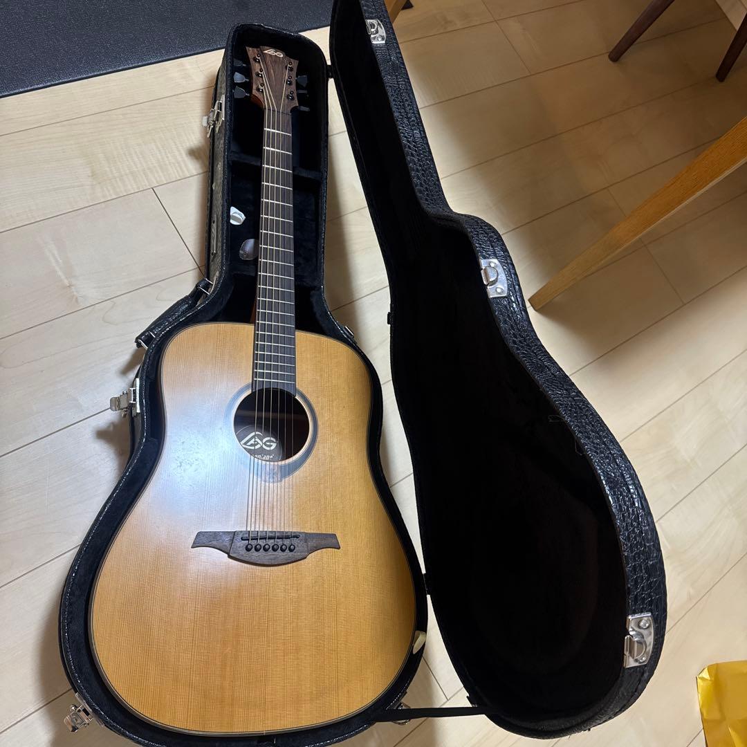 LFG アコースティックギター　ケース　ピック付き