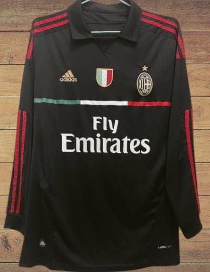 11/12 シーズン ACミラン 2nd アウェイ 長袖 ユニフォーム