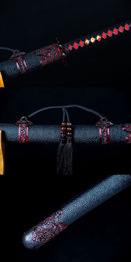 武具　刀装具　日本刀　模造刀   居合刀 烈梅紅誅繍春刀