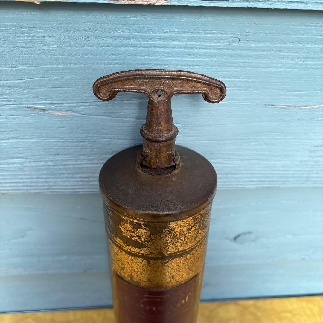 USA VINTAGE 真鍮製 消化器