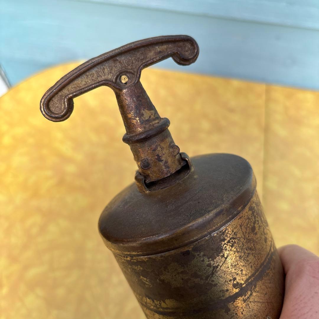 USA VINTAGE 真鍮製 消化器