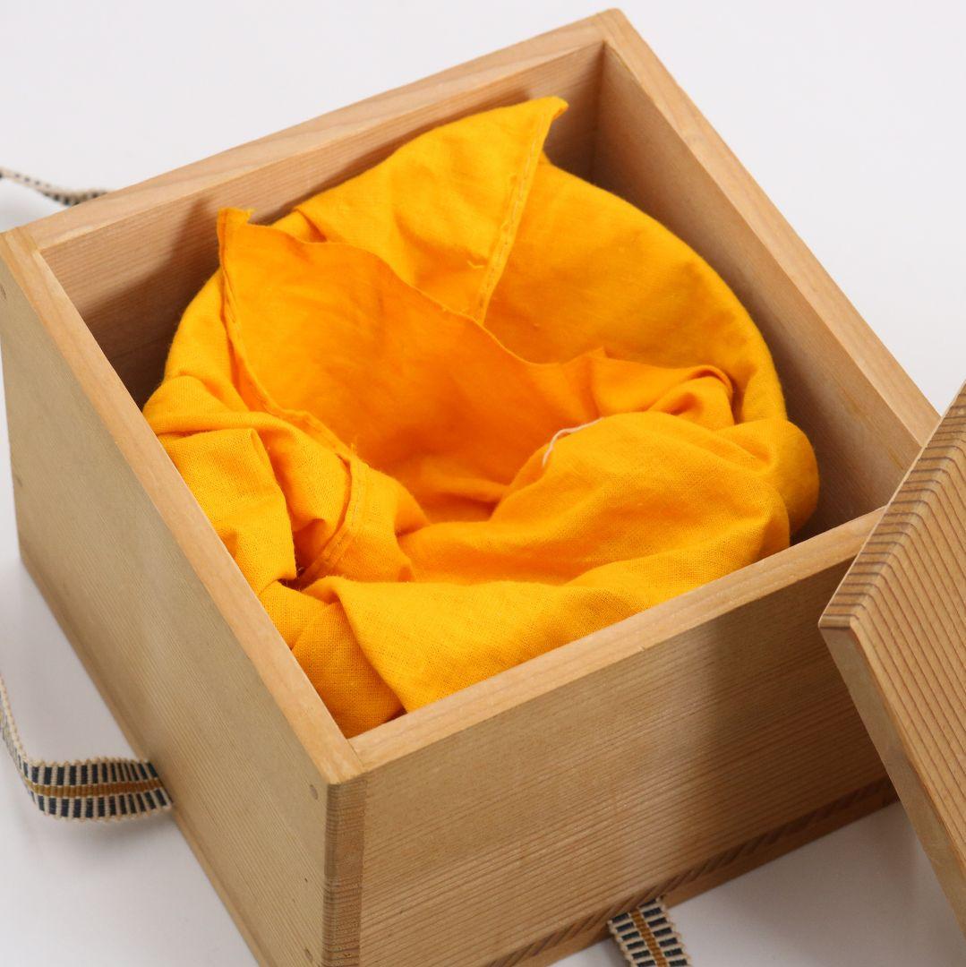 清閑寺窯 杉田祥平作 色絵山間の坂道画 茶碗 茶道具 共箱　C893　T1