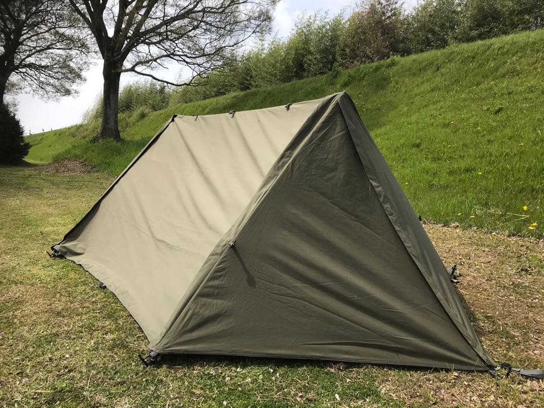 取説付き《バンドックソロベース仕様》二股フレーム＋棟ポール　らくらく設営快適空間