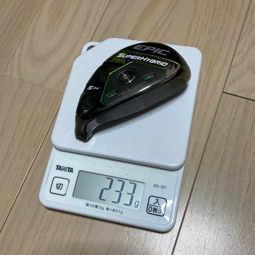 キャロウェイ　エピックスーパーハイブリッド　ユーティリティ　5ut 24度