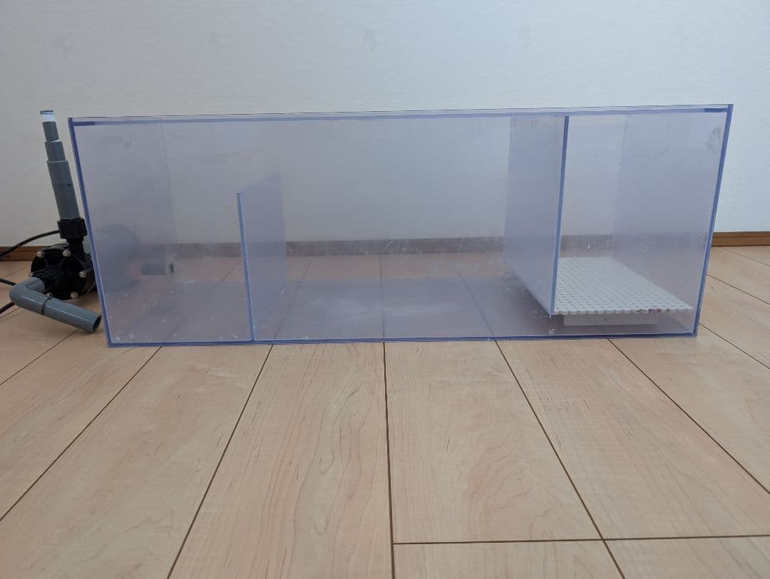 オーバーフロー水槽用 塩ビ製濾過槽