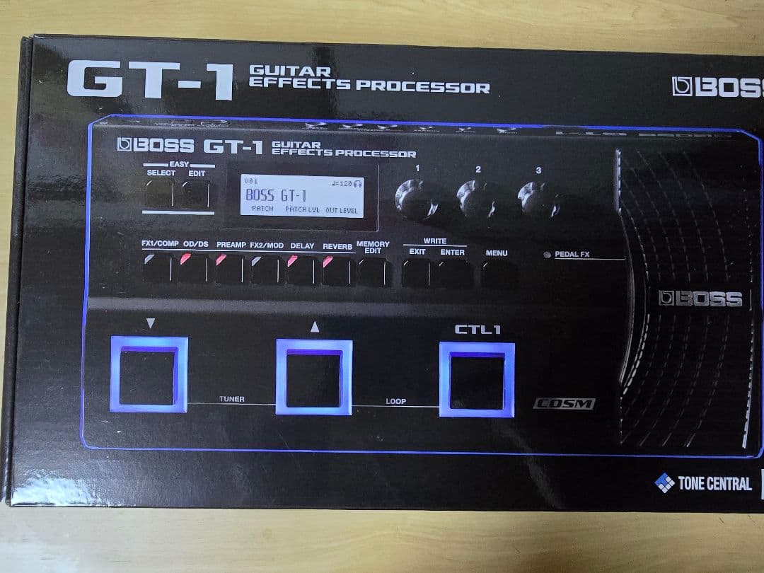 BOSS GT-1 ギターマルチエフェクター ACアダプター付き