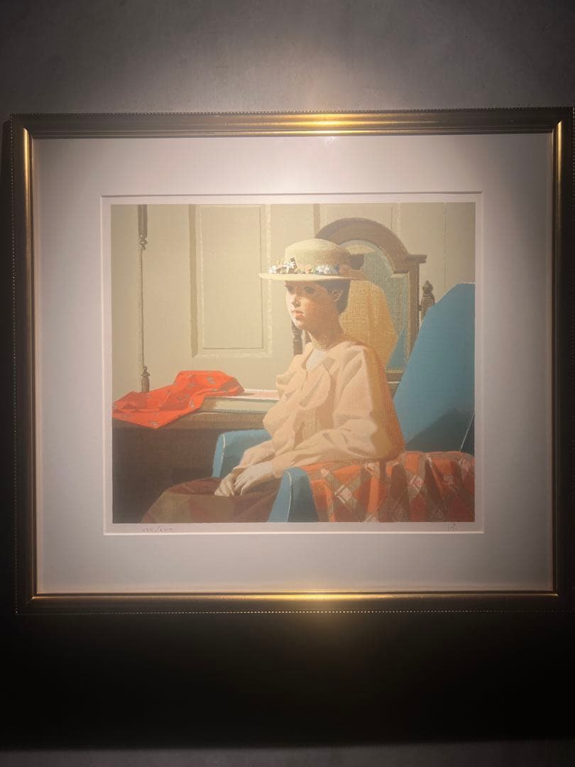 中村清治【婦人像】lithograph限定150