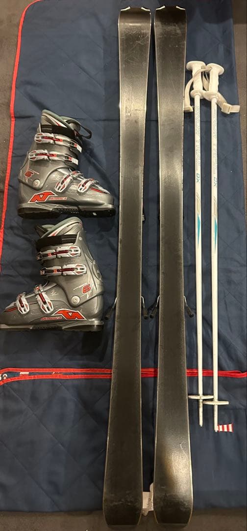 スキーセット HEAD スキー162cm ブーツ 25cm 25.5cm ヘッド