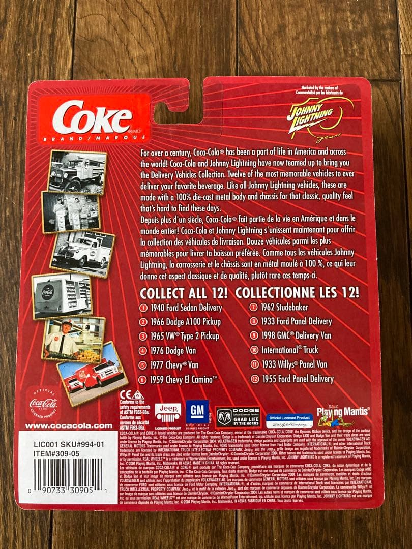 ミニカー JOHNNY LIGHTNING COCA-COLA