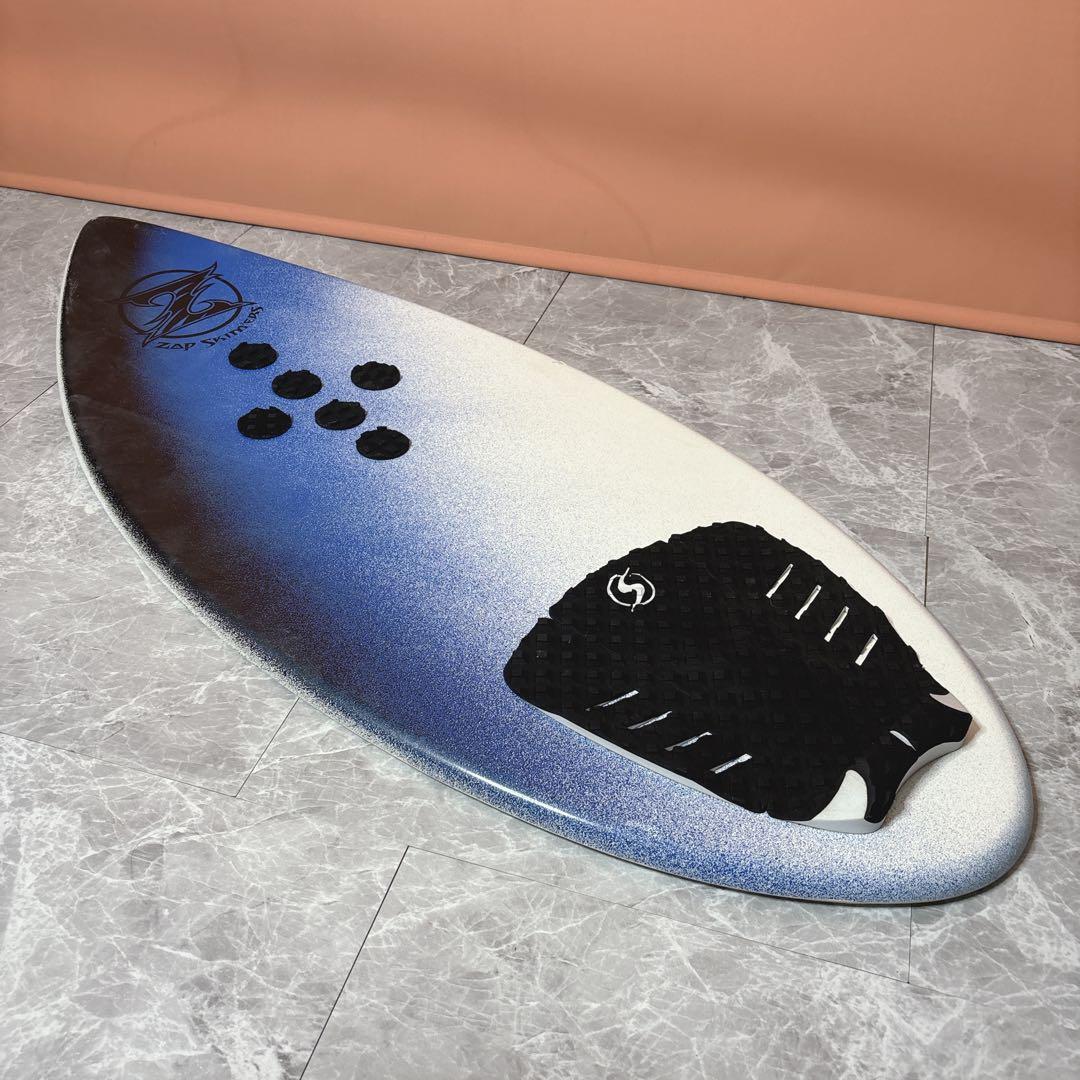 【大人気】ZAP ザップ スキムボード サーフボード　ブルー　ホワイト　配送無料