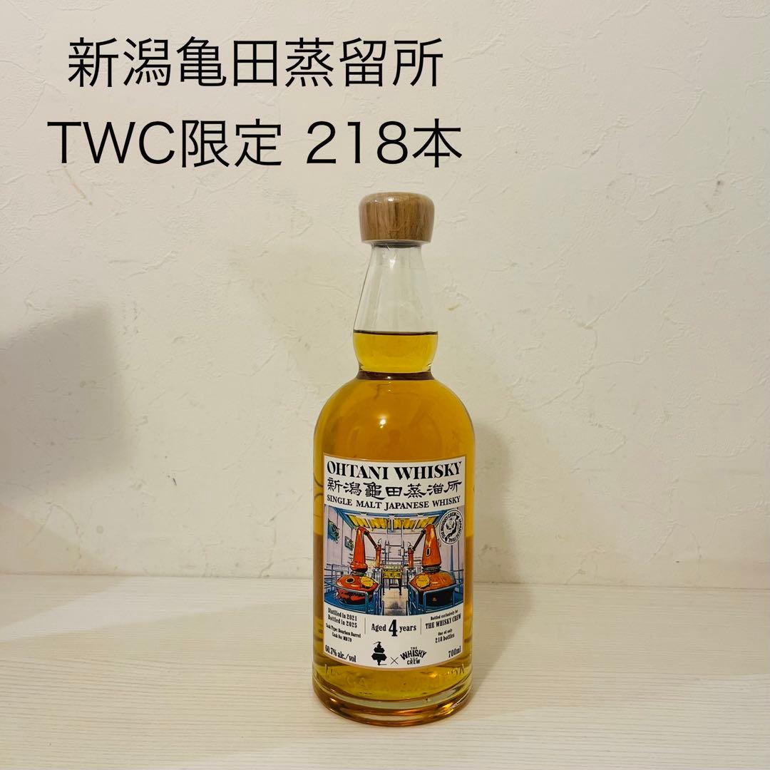 新潟亀田2021 Exclusive for TWC 218本限定品　ウイスキー