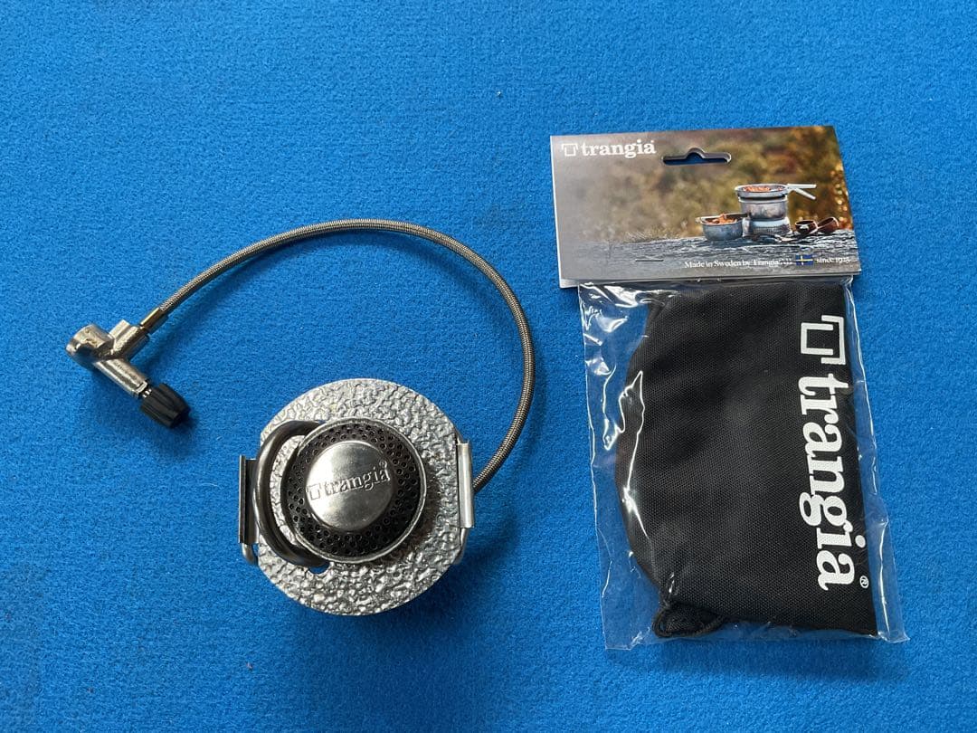 trangia 純正希少品GASバーナー動作良好美品新品ストレージバック付き