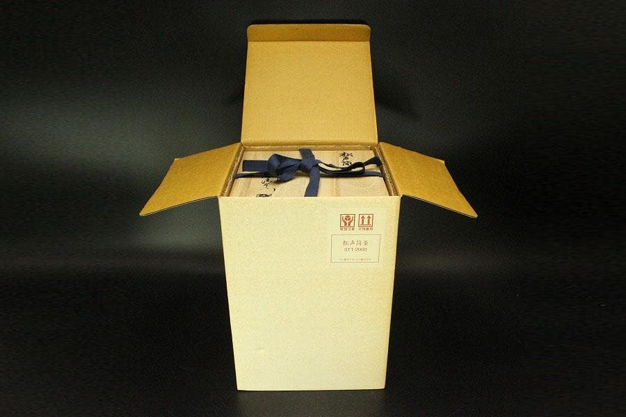 大西清右衛門 白肌 松声筒釜 共箱 象印 魔法瓶 未使用(ZE513)