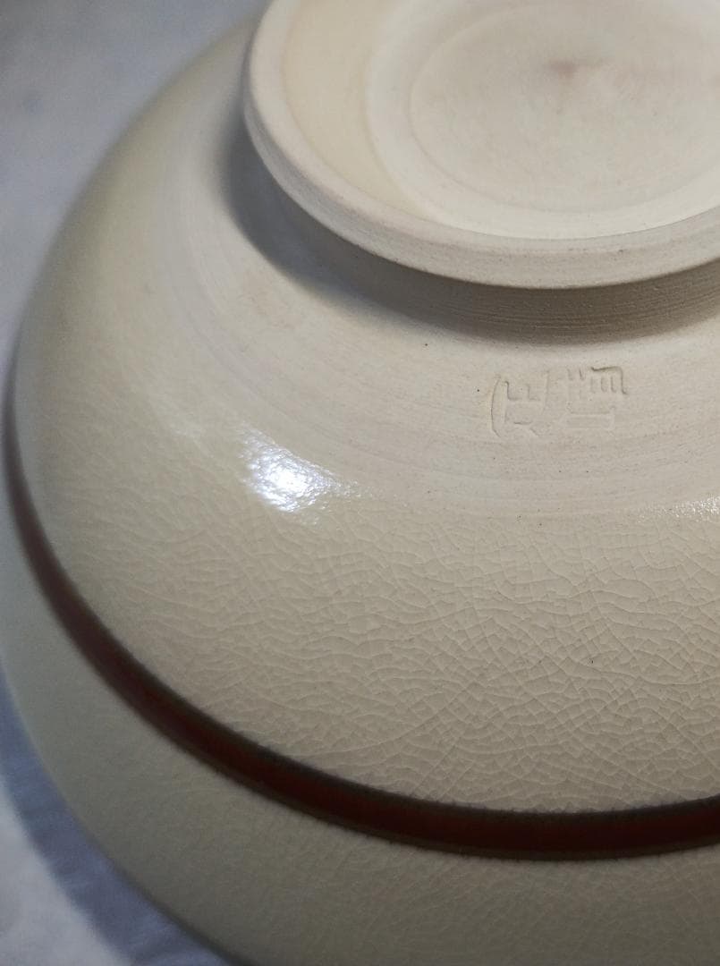 定靖　獨楽形　栄七宝　茶碗　10杯　共箱付　茶道具