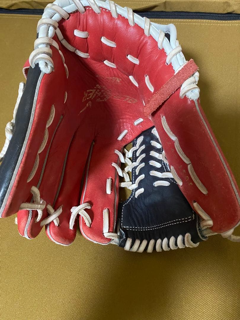 Nike READY SLASHER PLUS 軟式グローブ レッド/ブラック