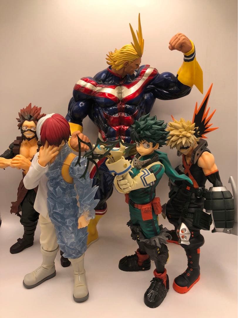 一番くじ　ヒロアカ　フィギュア　4体セット　マスターライズ　オールマイト　他