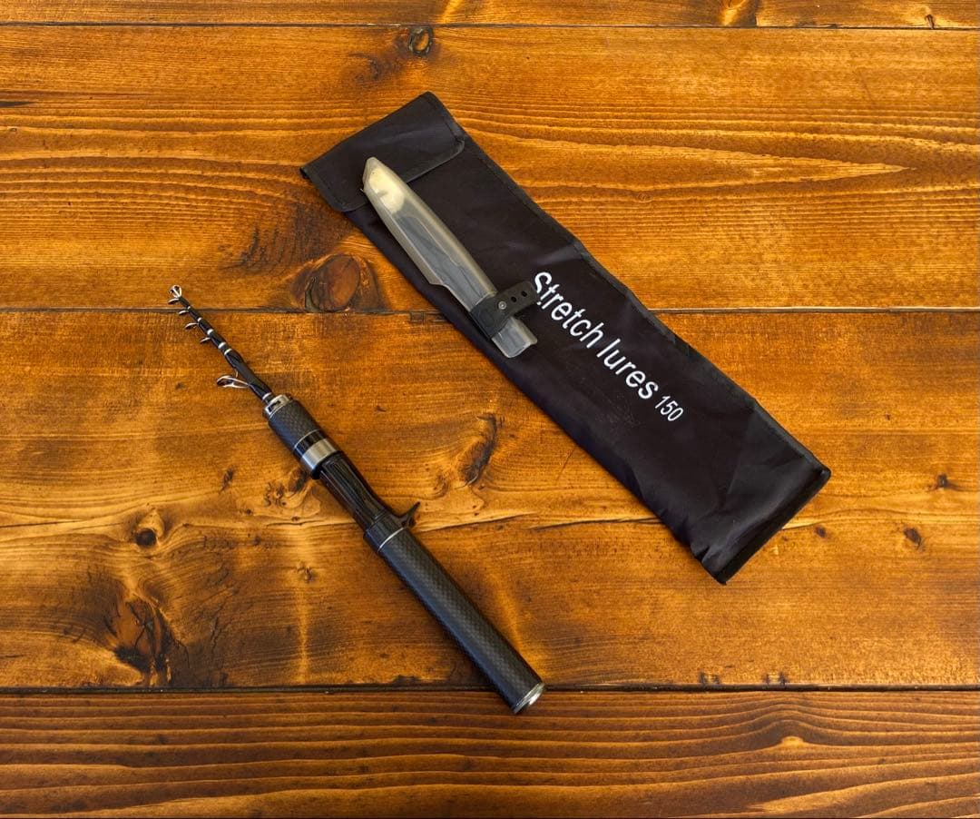 ベイトテレスコロッド　釣り竿セット　5ft ベイトロッド　トラウトロッド　渓流釣