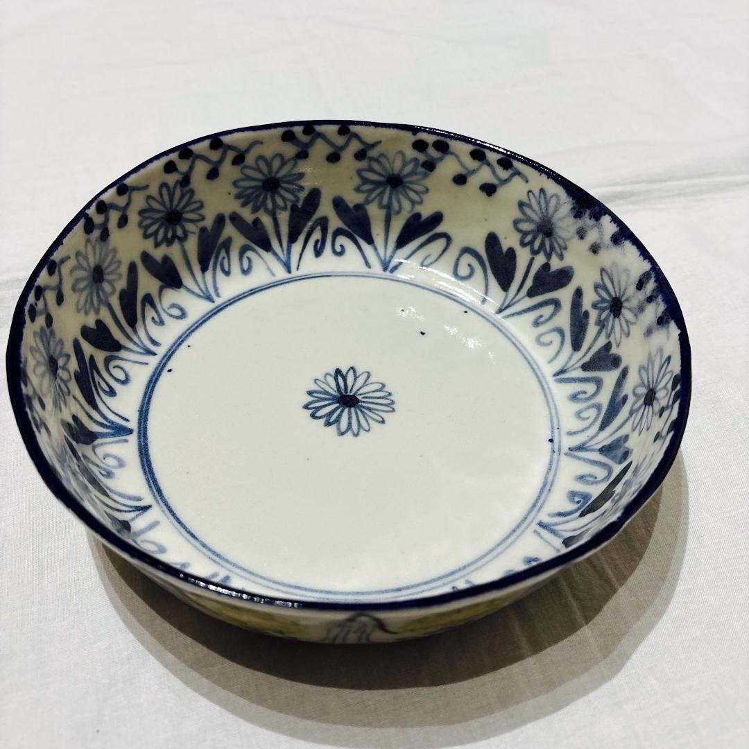 つちやまり　深皿