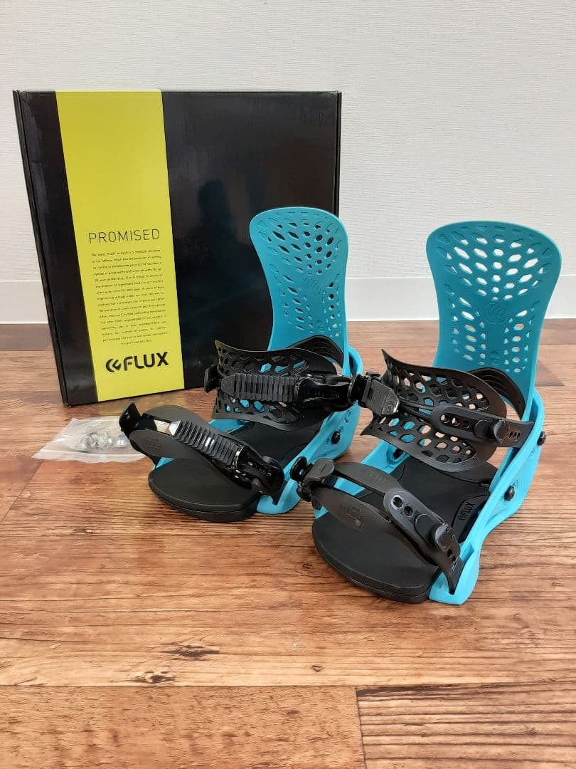 周*ん様 FLUX スノーボードビンディング ターコイズ　Sサイズ