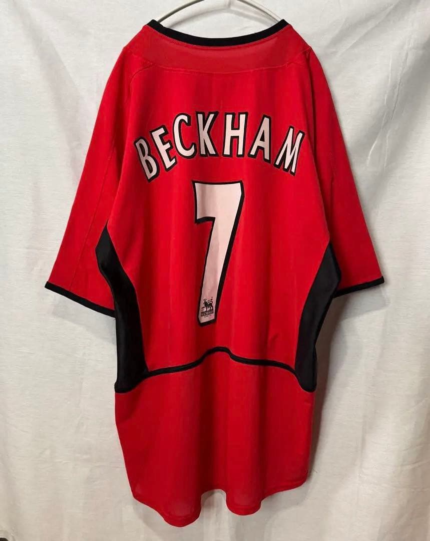 NIKE マンチェスターユナイテッド02 04 ゲームシャツ　NO.7ベッカム