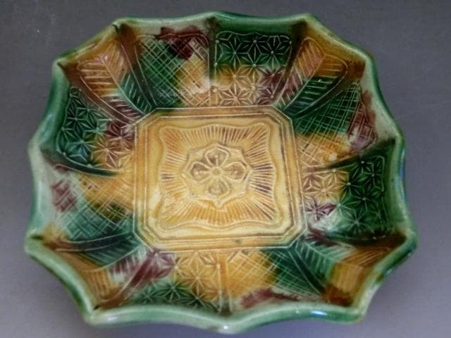 皿■古い中国時代物小皿7枚セット 古い白磁 青磁 三彩 白釉 粉引き 古玩 唐物