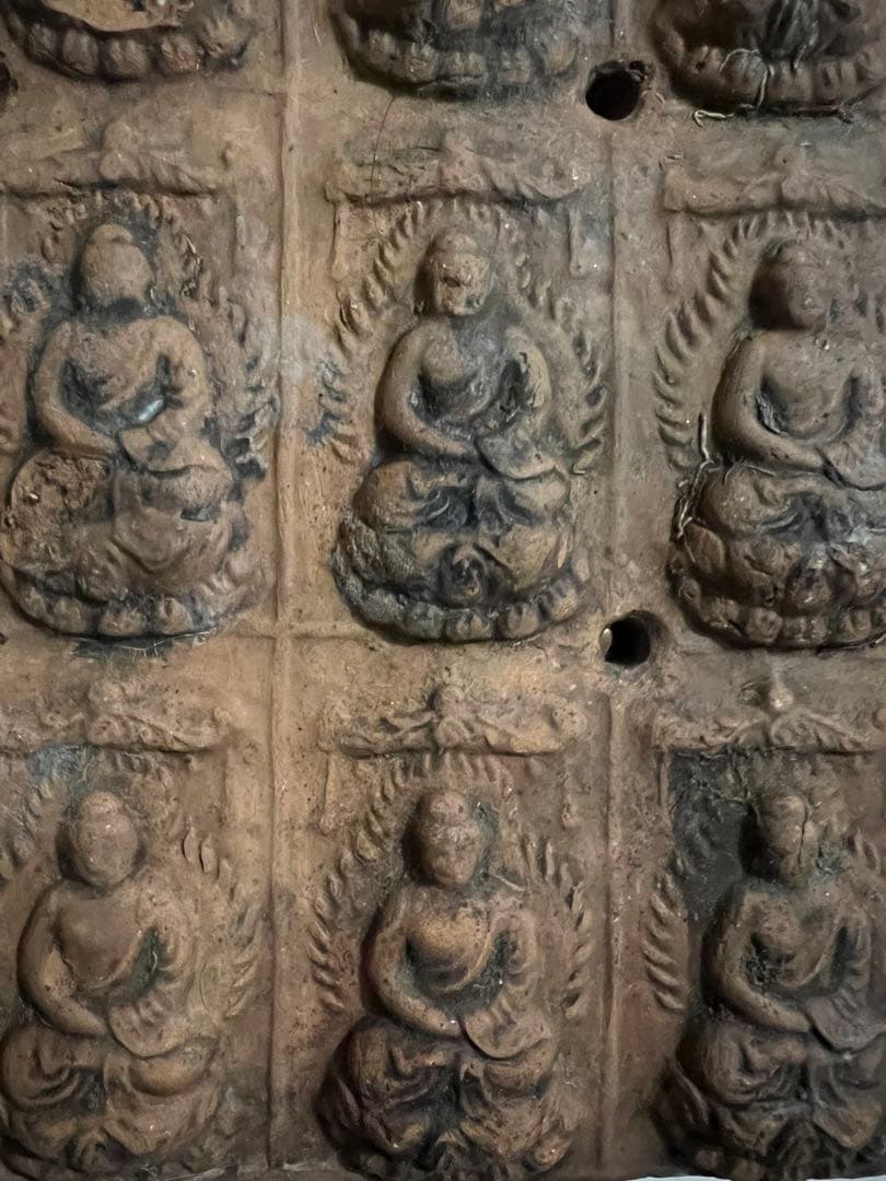 古代廃寺 塼仏 仏像 荘厳 仏教美術 飛鳥 白鳳 天平 発掘 出土 骨董 古美術