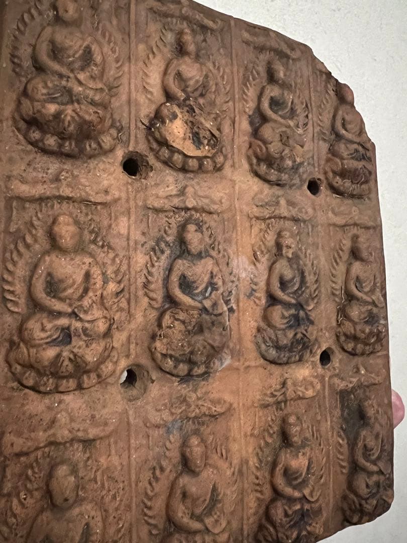 古代廃寺 塼仏 仏像 荘厳 仏教美術 飛鳥 白鳳 天平 発掘 出土 骨董 古美術