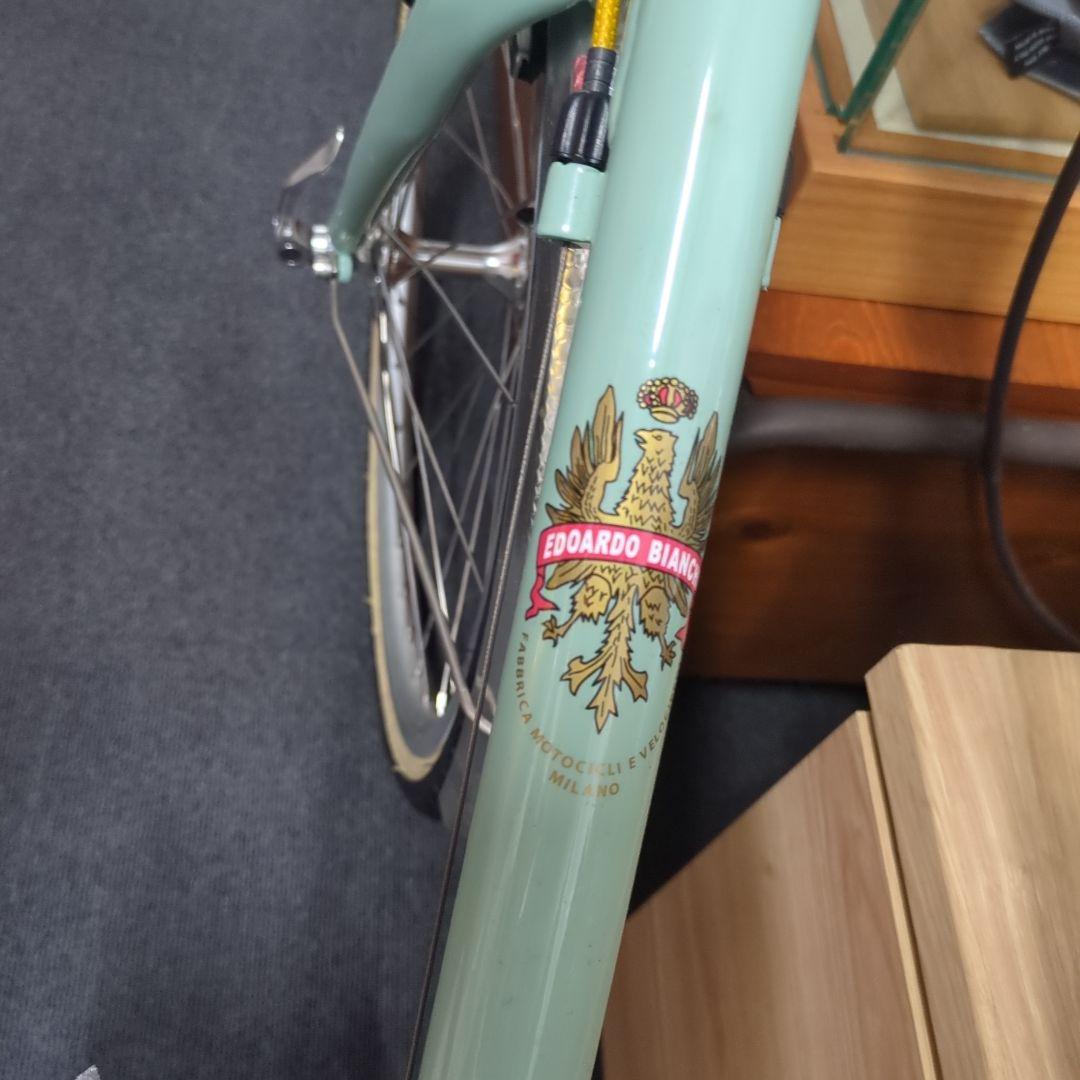 【超美品】【未使用】ビアンキ　チェレステ　2016　ミニベロ