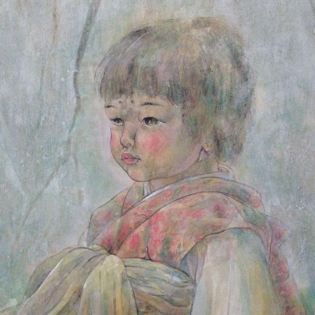 絵画　特大サイズ　涼　絵　レトロ　アート　大きいサイズ