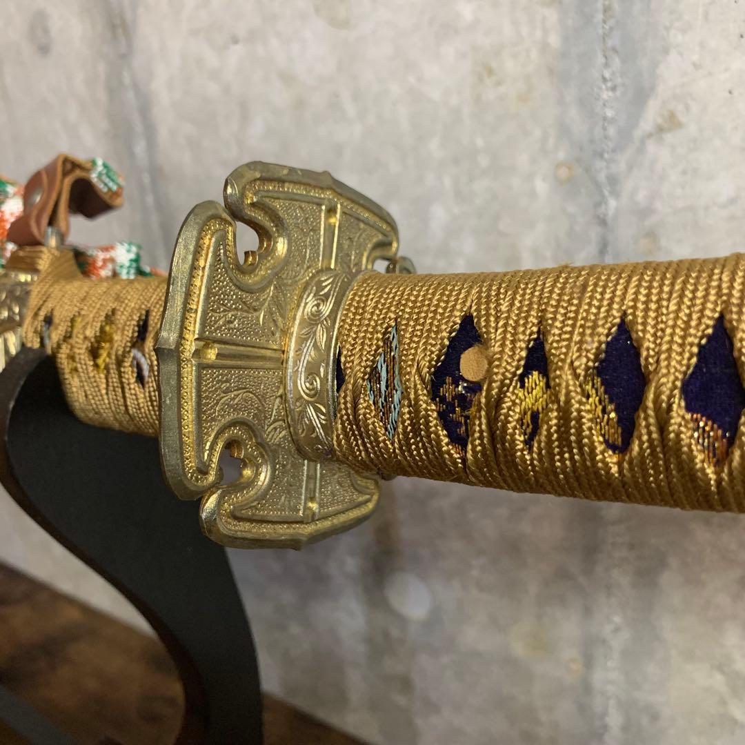 【模造刀/居合刀】長刀　金属製　武具　コレクション美術居合刀剣