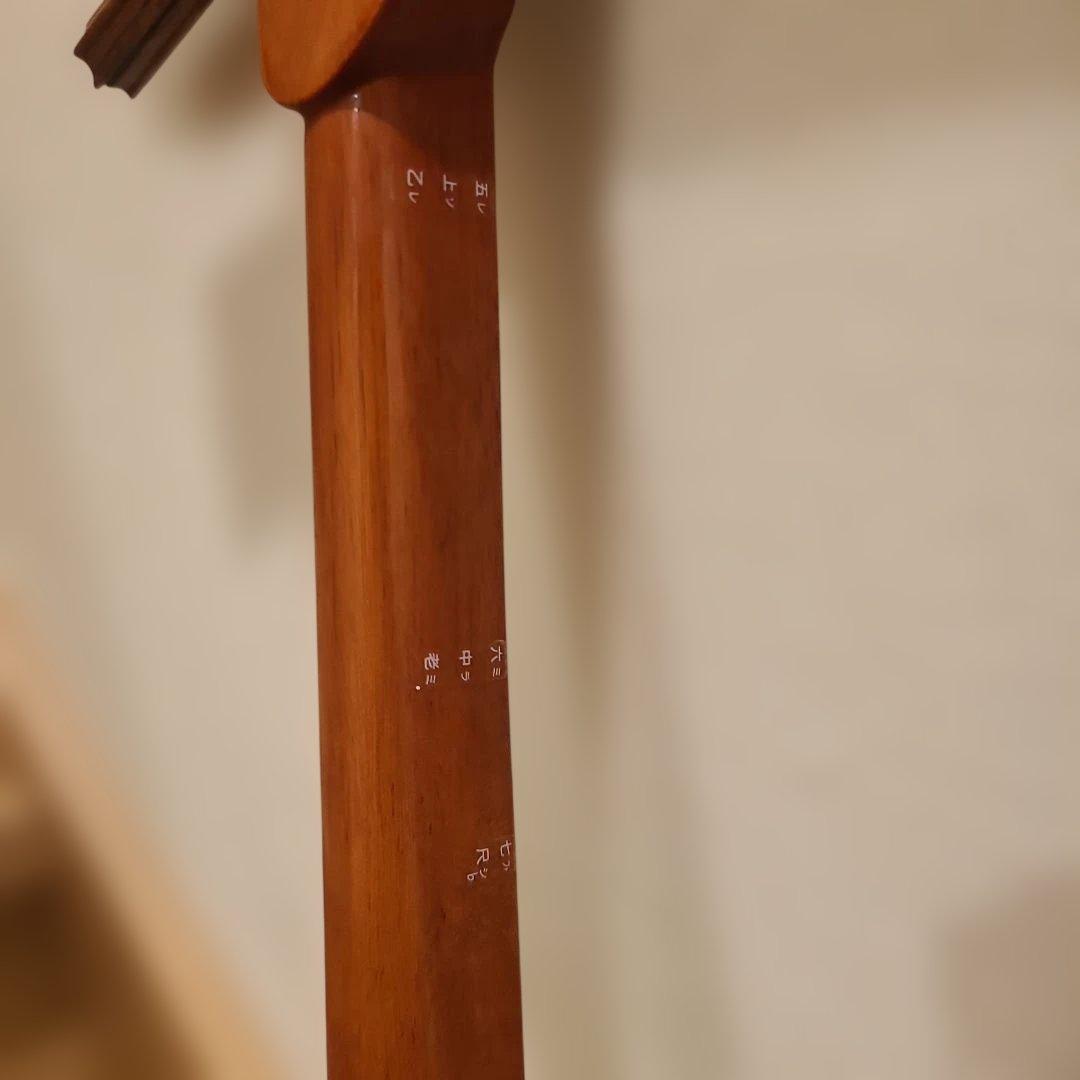 ✨希少✨沖縄三線 蛇柄 ヘビ柄 人工皮 工工四シール 頭カバー 爪付き 三味線