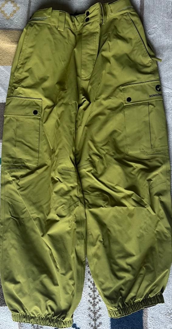 NOMADIK スノーボードパンツ Lサイズ オリーブグリーン