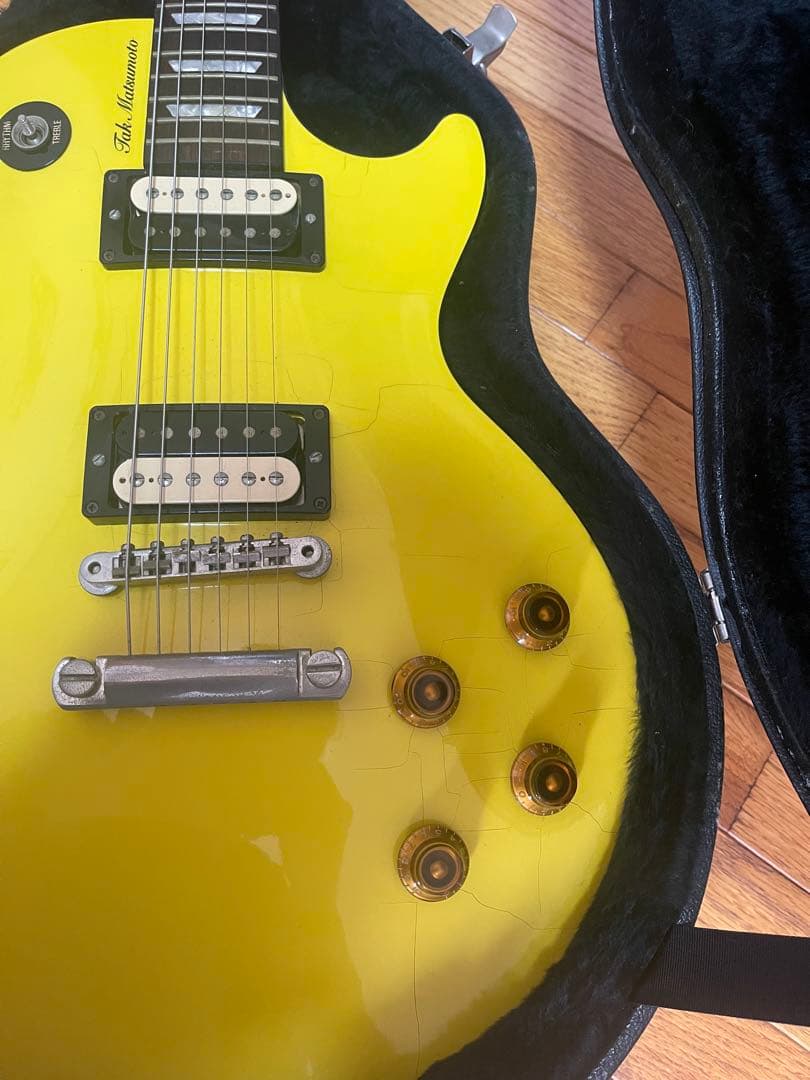 TAK Matsumoto キャナリーイエロー　Gibson