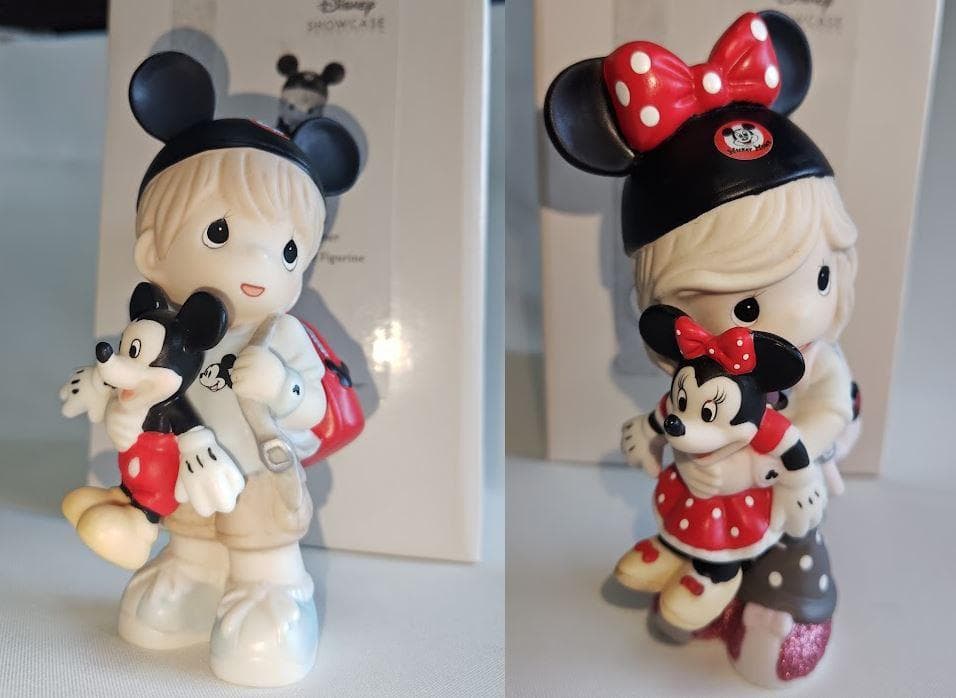 美品 2体セット ディズニーショーケースコレクション 磁器製人形