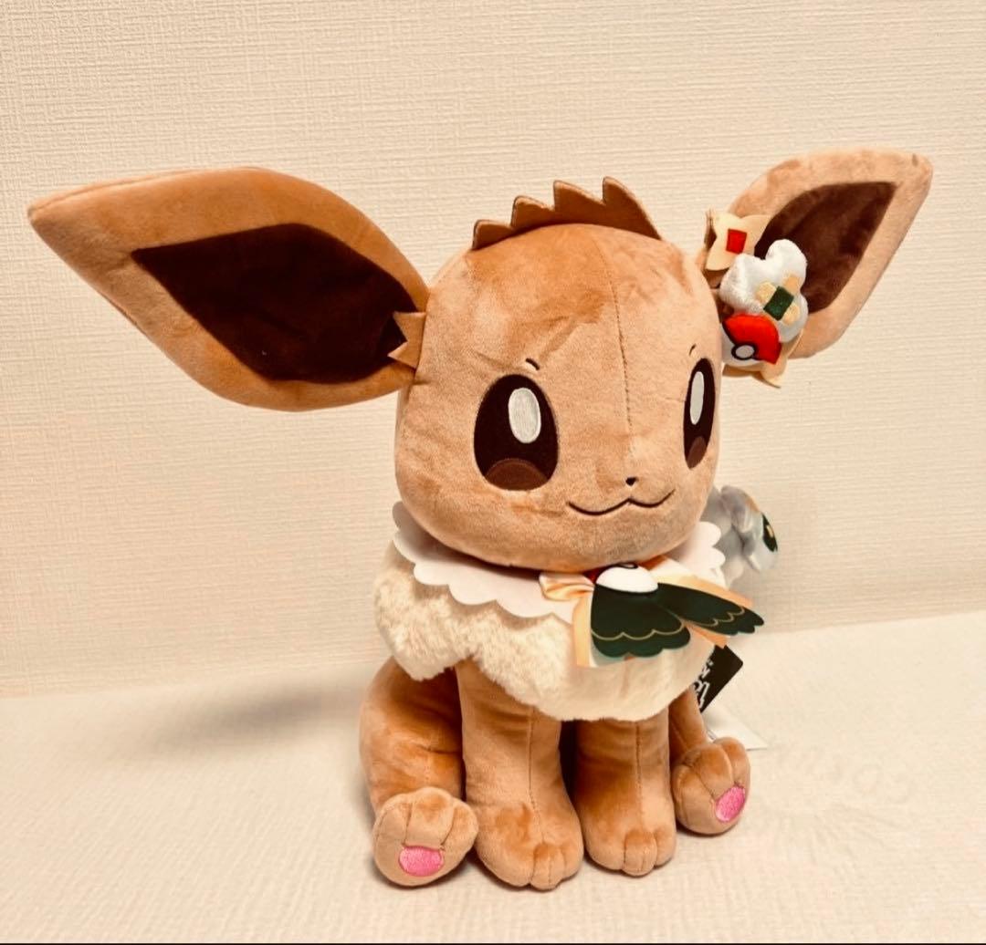 【匿名最安値】ポケパーク 限定品 大 イーブイ ぬいぐるみ ポケモン