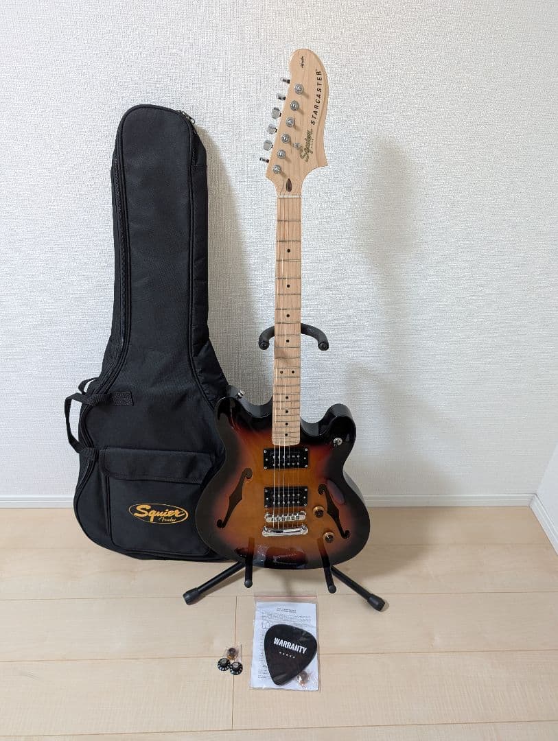 【美品】Squier Affinity Starcaster ソフトケース