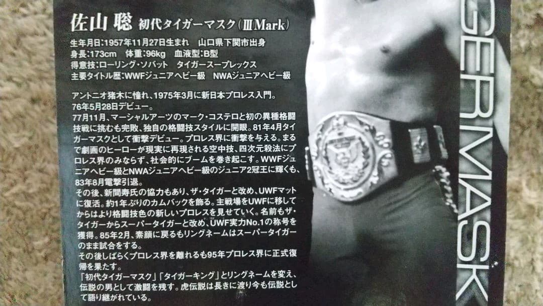 タイガーマスク　プロレスフィギュア