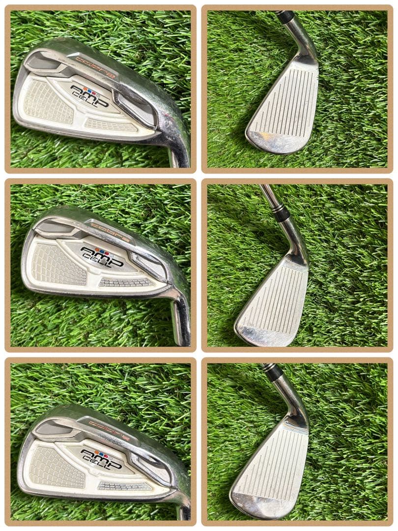 コブラCOBRA AMP CELLアイアン6本セット フレックスS