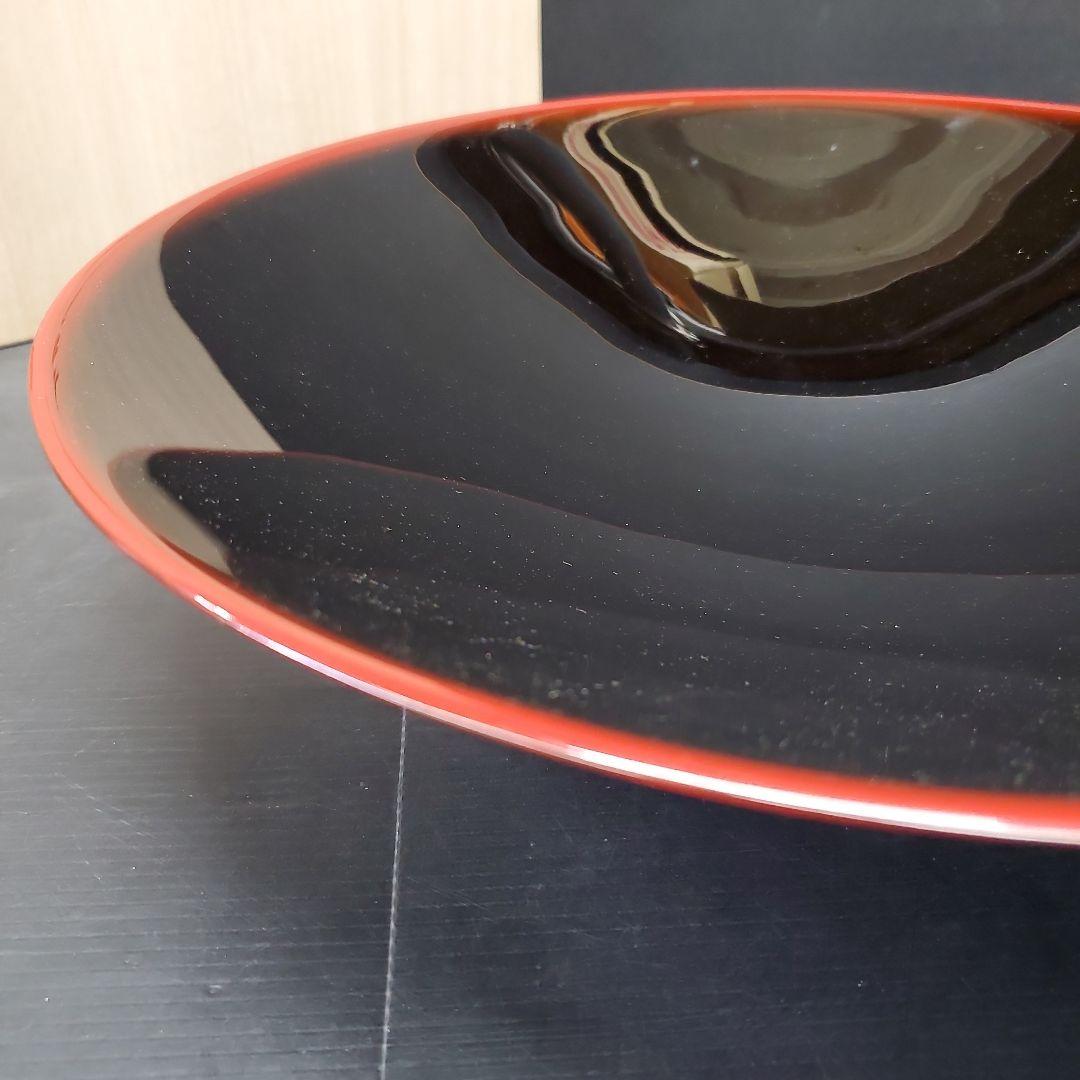 希少 輪島屋 善仁 曙塗呂色仕上 円粋鉢 最高級 輪島塗 未使用