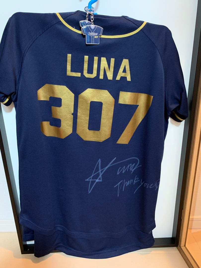 オリックス　ユニフォーム　直筆サイン BsGirls LUNA 実使用