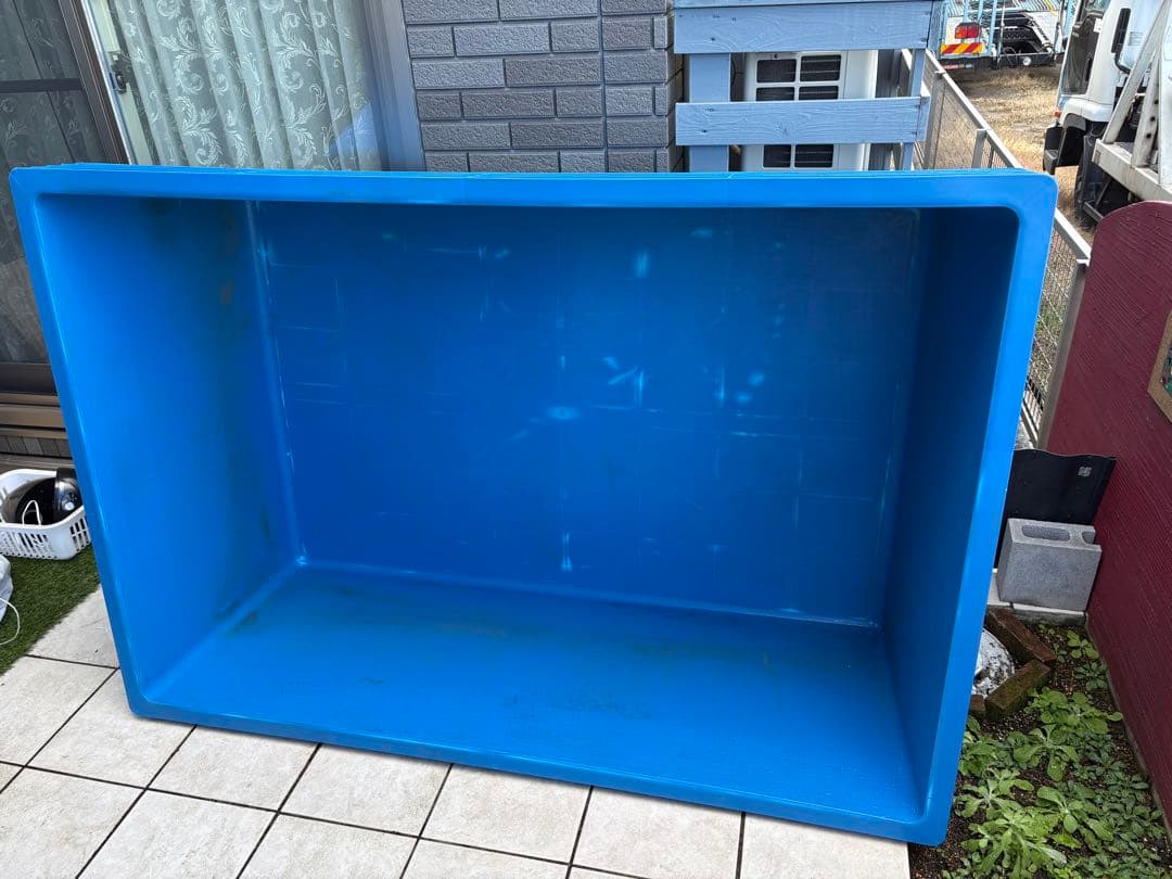 【引取限定】Kivotós 1000超大型トロ舟 角型 1000L たらい 水槽