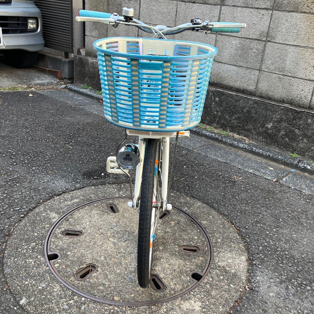 20インチ、説明書付き、ブリヂストン製、子供用自転車 水色 練馬区より