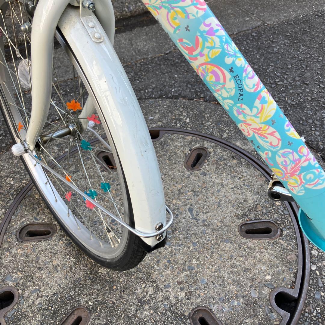 20インチ、説明書付き、ブリヂストン製、子供用自転車 水色 練馬区より